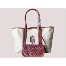 Goyard Anjou Réversible Toile Cabas Mm Mauve H-gotogg3456s4