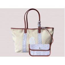 Goyard Anjou Sac cabas réversible en toile Mm Blanc H-gotogg3456s7