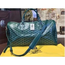 Goyard Goyardine Croisiere 35 Vert Avec Garniture En Cuir Vert 2308-3