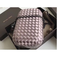 Bottega Veneta Pochette Knot En Intreccio Boucher Violet Clair