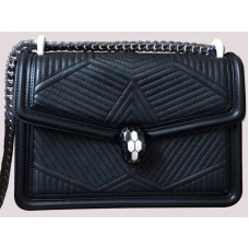Sac bandoulière Bvlgari Serpenti Forever Noir