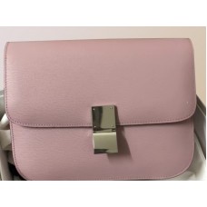 Sac Céline Classic moyen en cuir de veau rose