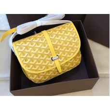 Goyard Sac messager Goyardine Chevron Jaune
