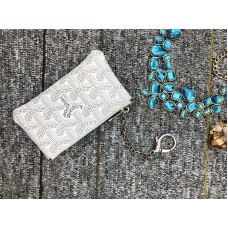 Porte-monnaie Goyard blanc