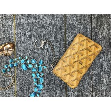 Porte-monnaie Goyard jaune