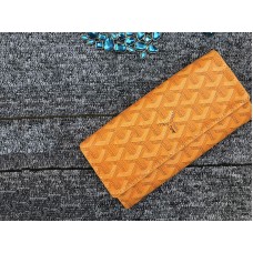 Goyard Varenne Chevron Portefeuille Long Jaune
