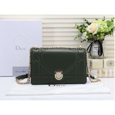 Sac Dior Diorama en cuir d'agneau Vert d05282