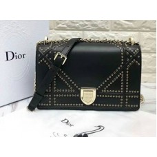 Sac Dior Diorama en cuir de veau noir d0422-1