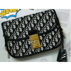 Sac Dior Oblique Gold Signature Canvas noir d100670