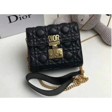 Dior Dioraddict Mini sac en cuir d'agneau Noir