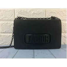 Sac Dior J'Adior en cuir de veau ultra-mat noir