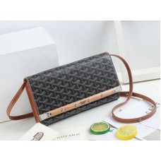 Pochette Goyard Monte Carlo avec bandoulière PM marron et noir