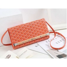 Goyard Monte Carlo Pochette Avec Sangle Pm Orange