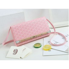 Pochette Goyard Monte Carlo avec bandoulière rose PM