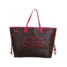 Louis Vuitton Neverfull GM Monogram Rose Indienne 2013