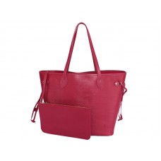 Louis Vuitton Neverfull MM Rose en cuir Epi