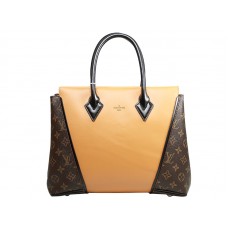 Sac Louis Vuitton W Monogram & Cuir GM Camel