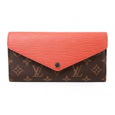 Louis Vuitton Monogram Marie-Lou Long Portefeuille Piment