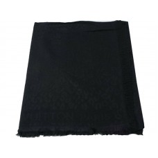 Écharpe Louis Vuitton à imprimé léopard noire