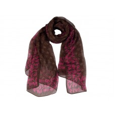 Écharpe Louis Vuitton Stephen Sprouse Monogram Graffiti marron
