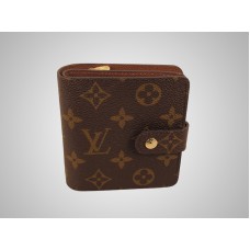Portefeuille compact Louis Vuitton Monogram