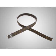 Ceinture Louis Vuitton Monogram Initiales Argentée