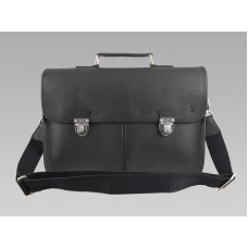 Louis Vuitton en cuir Taïga Anton gris