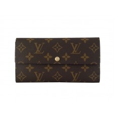 Louis Vuitton Monogram Sarah Wallet Fleuri Rose