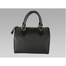 Sac Louis Vuitton Speedy 25 en cuir Epi noir
