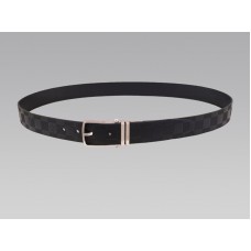 Ceinture réversible Louis Vuitton Boston en cuir de veau glacé argenté