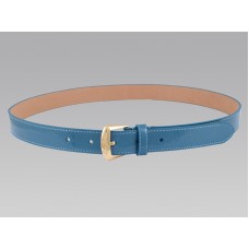 Ceinture Louis Vuitton Monogram Vernis Bleu Galactic avec boucle dorée