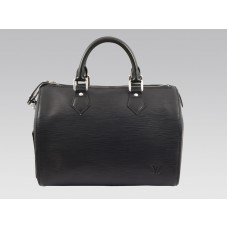 Sac Louis Vuitton Speedy 30 en cuir Epi noir