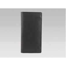 Portefeuille Louis Vuitton Brazza en cuir Taïga gris