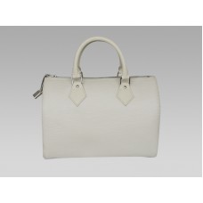 Sac Louis Vuitton Speedy 30 en cuir Epi Ivoire