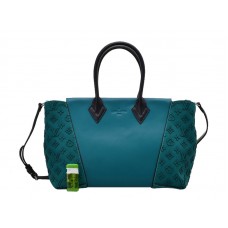 Louis Vuitton W Sac Pm Cuir Orferre Corps Et Veau Cachemire Côtés Bleu