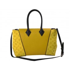 Louis Vuitton W Sac Pm Cuir Orferre Corps Et Veau Cachemire Côtés Jaune