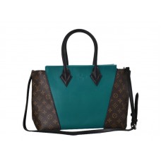 Sac Louis Vuitton W Monogram & Cuir Vert PM