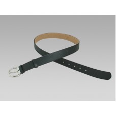 Ceinture classique Louis Vuitton en cuir embossé avec boucle argentée