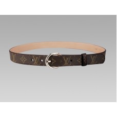 Ceinture Louis Vuitton Classic Monogram avec boucle dorée