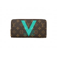Portefeuille Zippy Louis Vuitton Monogram Turquoise