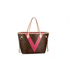 Louis Vuitton Monogramme V Neverfull Mm Grenade