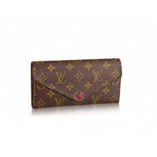 Portefeuille Louis Vuitton Monogram Joséphine Fuchsia