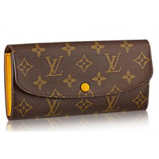 Portefeuille Louis Vuitton Monogram Emilie Mimosa