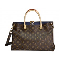 Louis Vuitton Monogram Pallas Lg Bleu marine