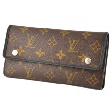 Portefeuille long Louis Vuitton Monogram Macassar