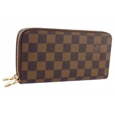 Louis Vuitton Damier Ebene Portefeuille Double Zippy