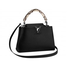 Louis Vuitton Capucines Bb Sac Python Noir