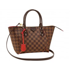 Louis Vuitton Damier Ebene Toile Caissa Tote PM Cerise