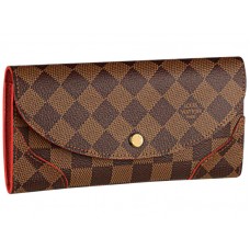 Portefeuille Caissa en toile Louis Vuitton Damier Ebene