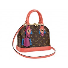 Louis Vuitton Alma BB en toile Monogram Flamingo